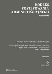 Okładka książki Kodeks postępowania administracyjnego. Komentarz