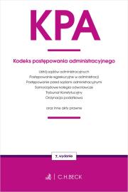 KODEKS POSTĘPOWANIA ADMINISTRACYJNEGO ORAZ USTAWY TOWARZYSZĄCE WYD. 7. Autor: Opracowanie zbiorowe. Dadada.pl Okładka książki KODEKS POSTĘPOWANIA ADMINISTRACYJNEGO ORAZ USTAWY TOWARZYSZĄCE WYD. 7