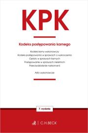 KODEKS POSTĘPOWANIA KARNEGO ORAZ USTAWY TOWARZYSZĄCE WYD. 7. Autor: Opracowanie zbiorowe. Dadada.pl Okładka książki KODEKS POSTĘPOWANIA KARNEGO ORAZ USTAWY TOWARZYSZĄCE WYD. 7