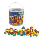 Opakowanie Kolorowe klocki w wiaderku 100 elementów