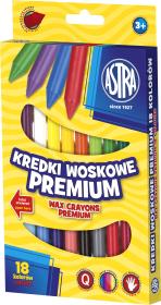 Opakowanie Kredki woskowe 18 kolorów