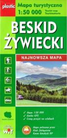 Mapa turystyczna - Beskid Żywiecki 1:50 000 WIT. Autor:   Praca zbiorowa. Dadada.pl Okładka książki Mapa turystyczna - Beskid Żywiecki 1:50 000 WIT