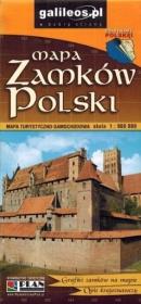 Okładka książki Mapa turystyczno-samoch. - Zamki Polski 1:900 000