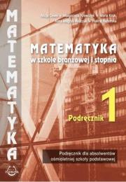 Matematyka SBR 1 Podręcznik POODKOWA. Autor: Młagorzata Krawczyk, Kruk Maria, Magryś-Walczak Alina. Dadada.pl Okładka książki Matematyka SBR 1 Podręcznik POODKOWA