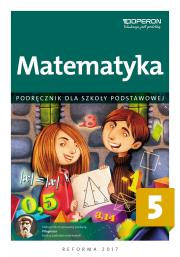 Matematyka SP 5 Podręcznik OPERON. Autor: Anna Konstantynowicz i Adam Konstantynowicz, Pająk Małgorzata, Ukleja Grażyna. Dadada.pl Okładka książki Matematyka SP 5 Podręcznik OPERON