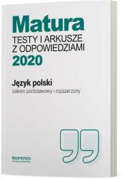 Matura 2020 J. polski Testy i arkusze ZPiR. Autor: Ewa Dunaj-Kozakow, Katarzyna Tomaszek, Banowski Tadeusz. Dadada.pl Okładka książki Matura 2020 J. polski Testy i arkusze ZPiR