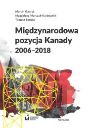 Okładka książki Międzynarodowa pozycja Kanady (2006-2018)