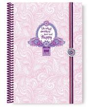 Opakowanie MN Purple&Pale Kołonotatnik A4/80 stron linia