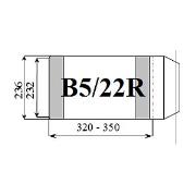 Opakowanie OKŁADKI D&D B5/22R 25 SZTUK W PACZCE