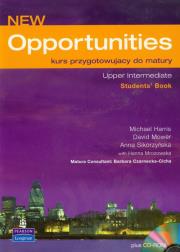 Opportunities New Upper-Intermediate Student's book + CD. Autor: Harris Michael, Mower David, Sikorzyńska Anna. Dadada.pl Okładka książki Opportunities New Upper-Intermediate Student's book + CD