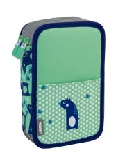 Opakowanie Piórnik 2 poz. z wyprawką Net&Lit zielony MILAN