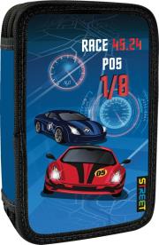 Piórnik dwusuwakowy bez wyposażenia HIGH SPEED. Wydawca: Eurocom. Dadada.pl Opakowanie Piórnik dwusuwakowy bez wyposażenia HIGH SPEED