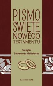 Pismo Świete - NT z ilustracjami (ślub). Autor:   Praca zbiorowa. Dadada.pl Okładka książki Pismo Świete - NT z ilustracjami (ślub)