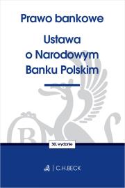 Okładka książki PRAWO BANKOWE USTAWA O NARODOWYM BANKU POLSKIM