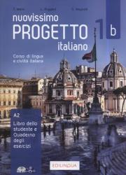 Progetto italiano Nuovissimo 1B podr.+ ćw.+ CD. Autor: T. Marin, L. Ruggieri, S. Magnelli. Dadada.pl Okładka książki Progetto italiano Nuovissimo 1B podr.+ ćw.+ CD
