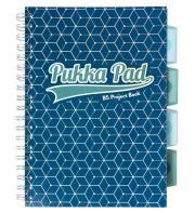Opakowanie Project Book B5 kratka Glee niebieski (3szt) PUKKA