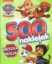 Okładka książki Psi Patrol. Wesoła misja. 500 naklejek