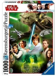 Puzzle 1000 Star Wars - Bohaterowie. Wydawca: Ravensburger. Dadada.pl Opakowanie Puzzle 1000 Star Wars - Bohaterowie