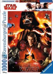 Puzzle 1000 Star Wars - Po ciemnej stronie mocy. Wydawca: Ravensburger. Dadada.pl Opakowanie Puzzle 1000 Star Wars - Po ciemnej stronie mocy