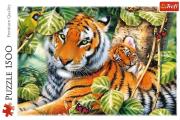 Puzzle 1500 Dwa tygrysy TREFL. Wydawca: Trefl. Dadada.pl Opakowanie Puzzle 1500 Dwa tygrysy TREFL
