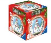 Puzzle 3D Święta - Bałwany. Wydawca: Ravensburger. Dadada.pl Opakowanie Puzzle 3D Święta - Bałwany
