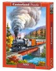 Opakowanie Puzzle 500 Train Crossing CASTOR