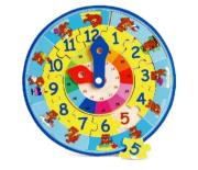 Puzzle drewniane Zegar z pinezkami - Miś. Wydawca: Playme. Dadada.pl Opakowanie Puzzle drewniane Zegar z pinezkami - Miś