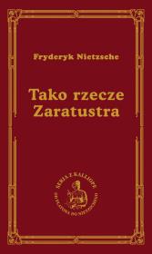 Okładka książki TAKO RZECZE ZARATUSTRA WYD. 3