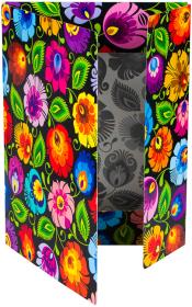 Opakowanie Teczka płaska - łowicka czarna FOLKSTAR