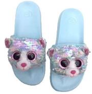 Opakowanie Ty Fashion cekinowe kapcie - Kot rozm.S