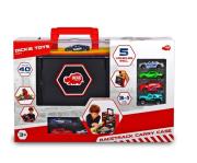 Waliza na samochodziki + 5 autek. Wydawca: Dickie Toys. Dadada.pl Opakowanie Waliza na samochodziki + 5 autek