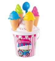 Opakowanie Wiaderko z foremkami - Lody