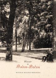 Wieczór w Baden-Baden. Autor: Witold Malesa-Boniecki. Dadada.pl Okładka książki Wieczór w Baden-Baden