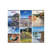 Zeszyt A5 w linie 54 kartki Travel 10 sztuk mix. Wydawca: Eurocom. Dadada.pl Opakowanie Zeszyt A5 w linie 54 kartki Travel 10 sztuk mix