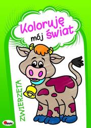 Okładka książki ZWIERZĘTA KOLORUJĘ MÓJ ŚWIAT