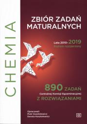 Chemia LO Zbiór zadań maturalnych 2010-2019 ZR. Autor: Piotr Kosztołowicz, Dorota Kosztołowicz. Dadada.pl Okładka książki Chemia LO Zbiór zadań maturalnych 2010-2019 ZR