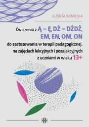 Ćwiczenia z Ą Ę, DŻ DŻDŻ, EM, EN, OM, ON. Autor: Elżbieta Suwalska. Dadada.pl Okładka książki Ćwiczenia z Ą Ę, DŻ DŻDŻ, EM, EN, OM, ON