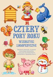 Okładka książki CZTERY PORY ROKU WIERSZYKI LOGOPEDYCZNE