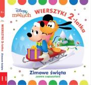 Okładka książki Disney Maluch Wierszyki dwulatka zimowe święta