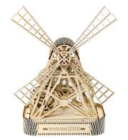 Opakowanie Drewniane puzzle 3D Wiatrak