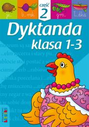Dyktanda kl.1-3 cz.2. Autor: Misior Grażyna. Dadada.pl Okładka książki Dyktanda kl.1-3 cz.2
