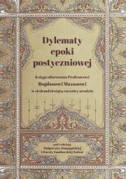 Okładka książki Dylematy epoki postyczniowej