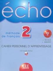 Okładka książki Echo 2 cahier personnel d'apperentissage CLE