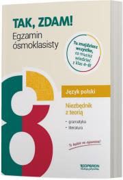 Egzamin ósmoklasisty. Język polski. Niezbędnik. Autor: Składanek Małgorzata, Szaniawska Hanna. Dadada.pl Okładka książki Egzamin ósmoklasisty. Język polski. Niezbędnik