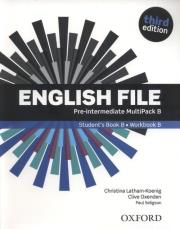 Okładka książki English File 3E Pre-Intermediate SB MultiPack B