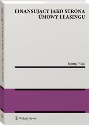 Okładka książki Finansujący jako strona umowy leasingu