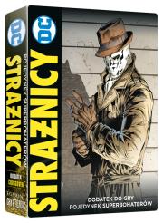 Opakowanie GRA STRAŻNICY DC + POJEDYNEK SUPERBOHATERÓW DC