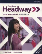 Headway 5E Upper Intermediate SB + online practice. Autor: Liz and John Soars, Paul Hancock. Dadada.pl Okładka książki Headway 5E Upper Intermediate SB + online practice