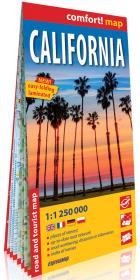 Okładka książki Kalifornia mapa samochodowo-turystyczna 1:1 250 000