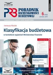 Okładka książki Klasyfikacja Budżetowa w kontekście wyjaśnień Ministerstwa Finansów